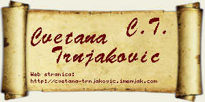 Cvetana Trnjaković vizit kartica
